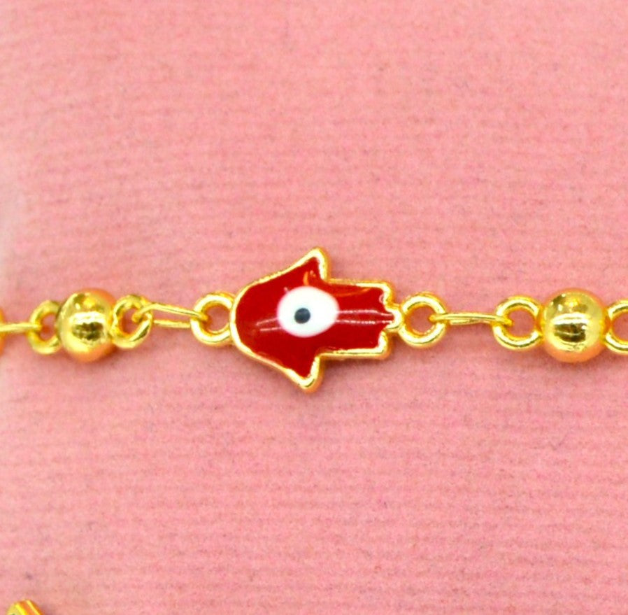 Pulsera mano acero